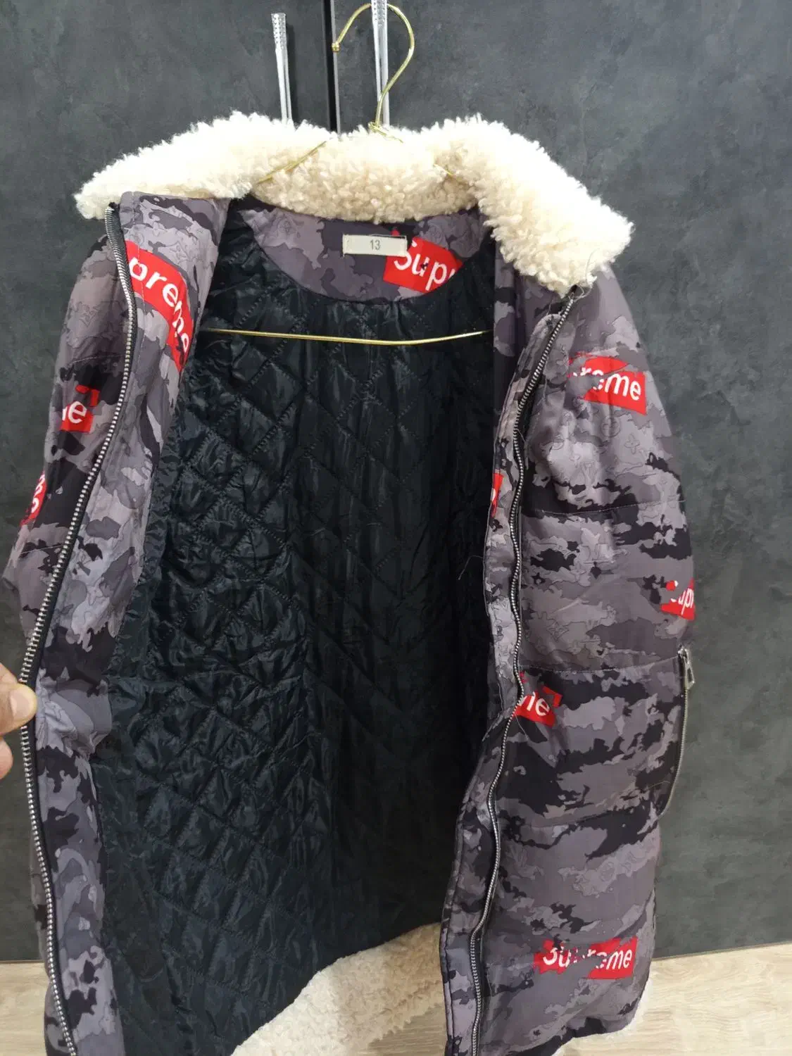 کاپشن دور یقه و داخل پشم گرم|لباس|تهران, مینای شمالی (مخبر)|دیوار