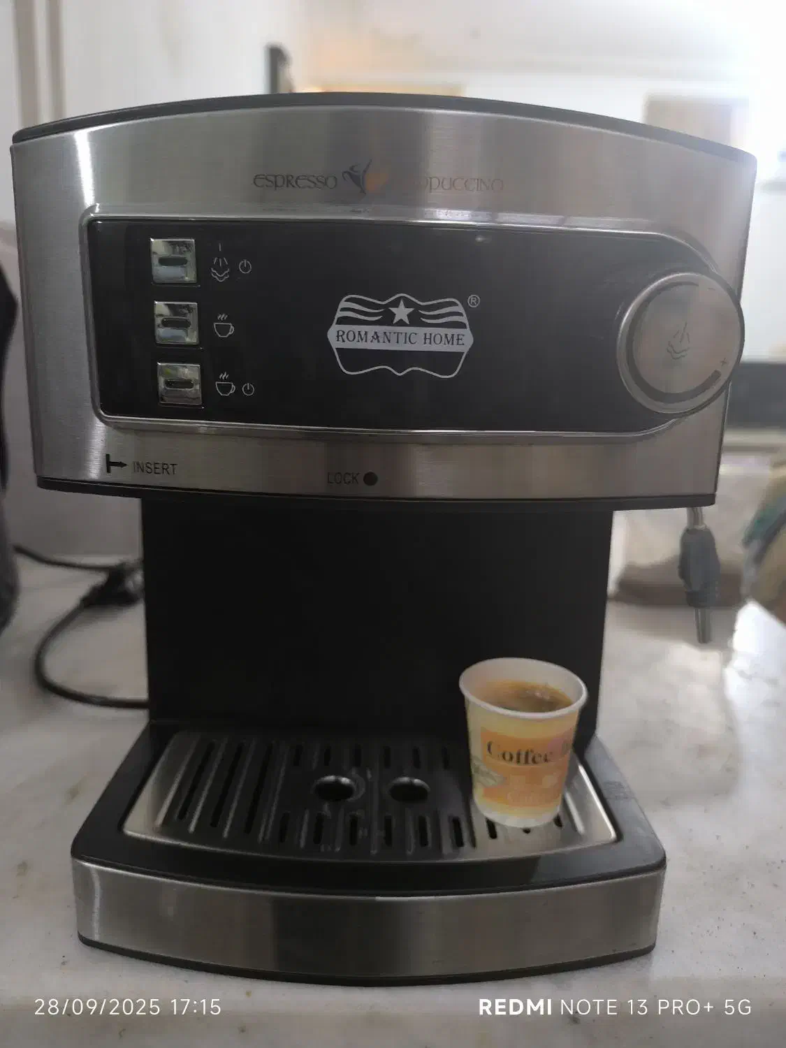 اسپرسو ساز رمانتیک|سماور، چای‌ساز، قهوه‌ساز|داراب, |دیوار