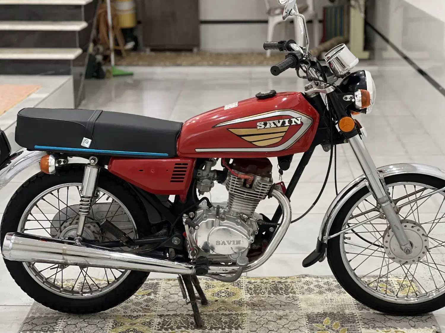 موتور ساوین چراغ گرد|موتورسیکلت|بانه, |دیوار