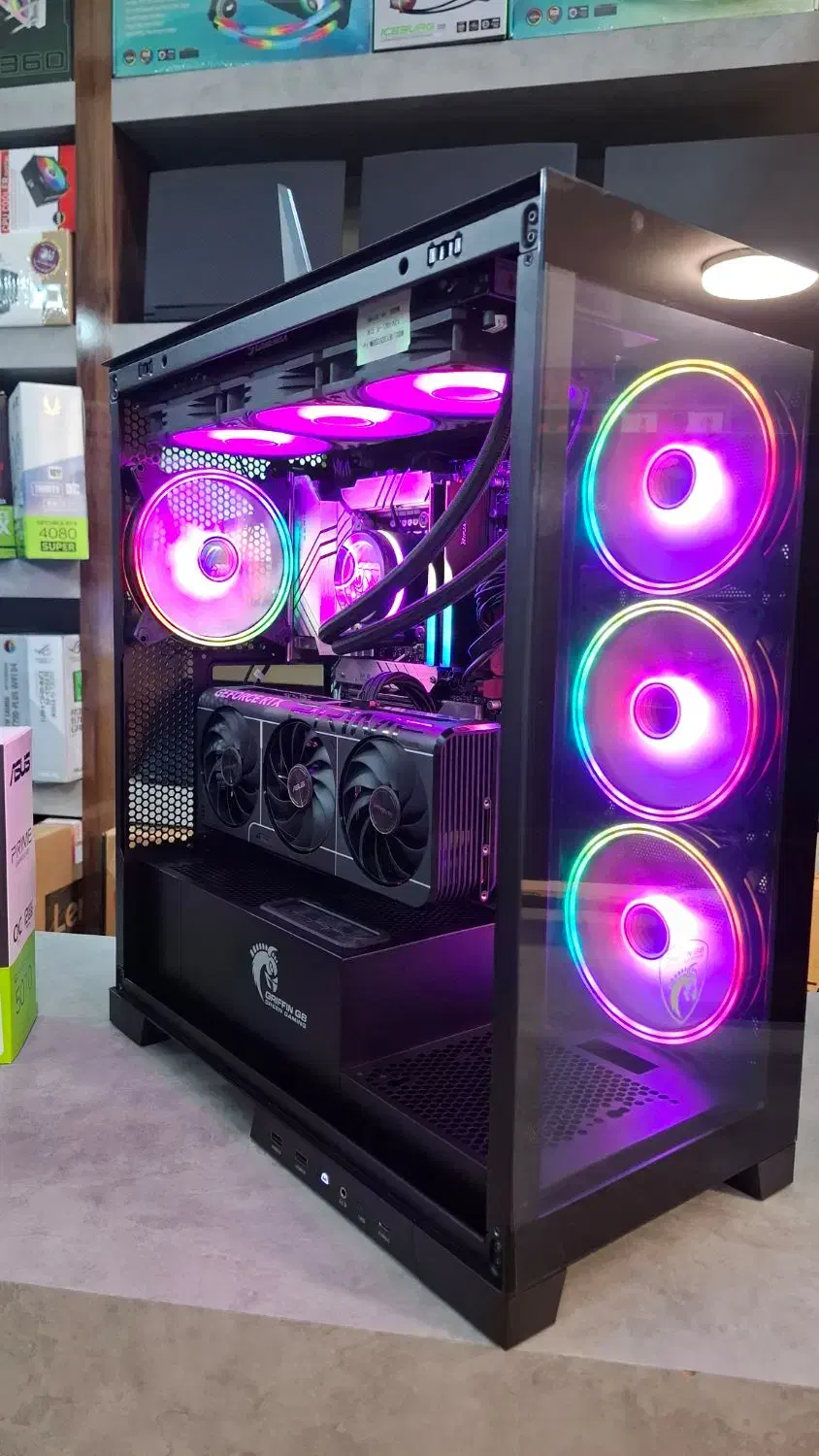 کیس گیمینگ ۱۴۶۰۰kرم۳۲ گرافیک ۱۲گیک 5070Asus|رایانه رومیزی|یزد, |دیوار