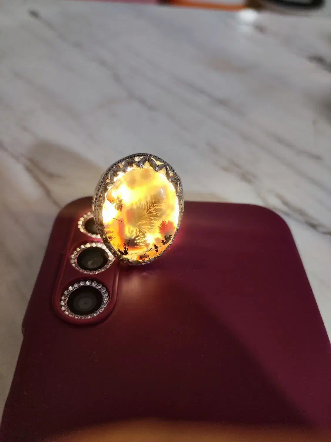 انگشتر شجر زیبا دست ساز|جواهرات|قم, ولیعصر|دیوار