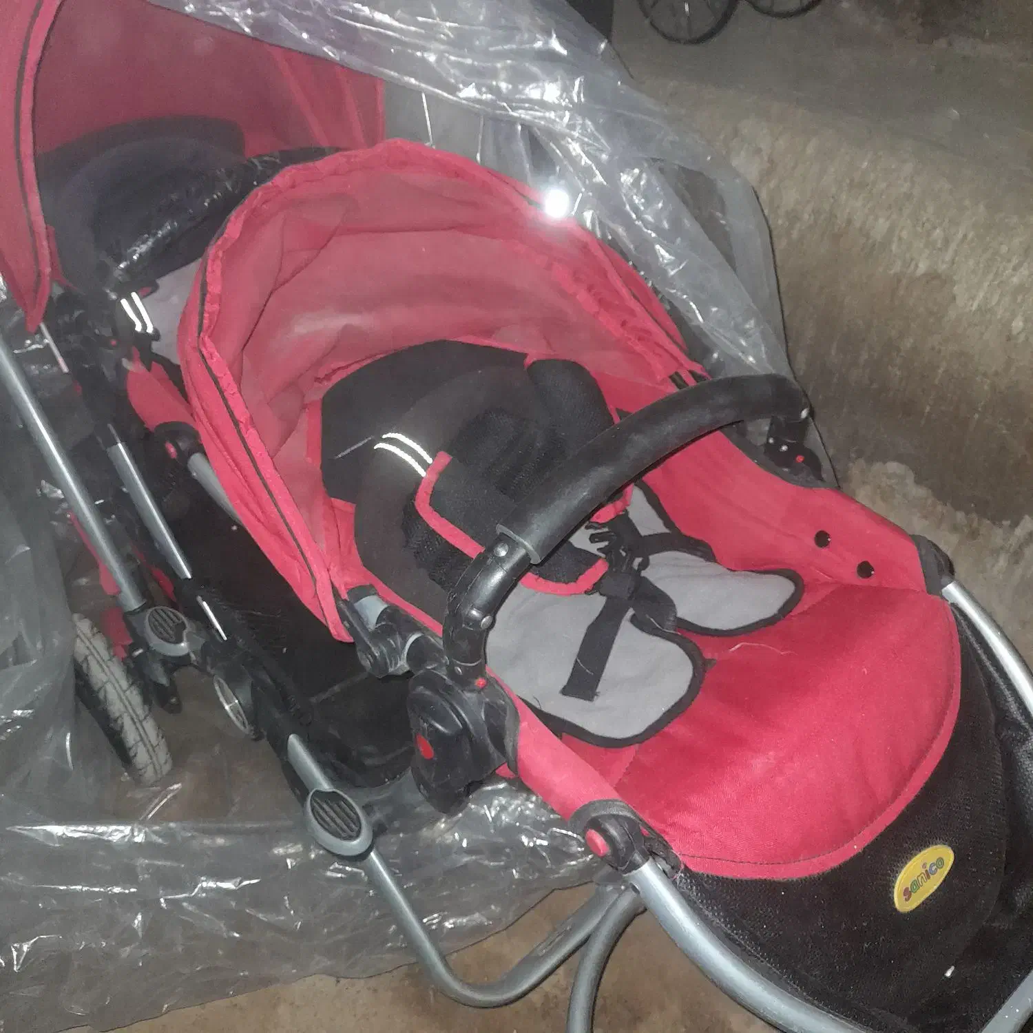 کالسکه دوقلوی مدل سانیکو خارجی|کالسکه و لوازم جانبی|قیدار, |دیوار