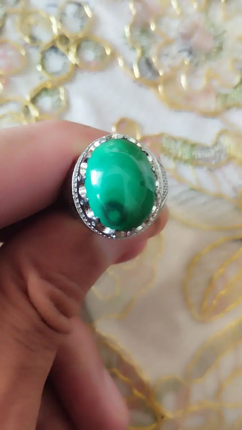 انگشتر مالاگیت|بدلیجات|شهرکرد, |دیوار