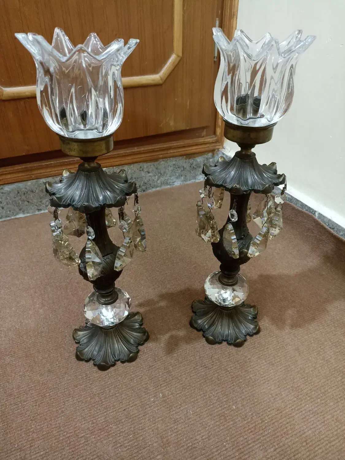 شمعدانی قدیمی|کلکسیون اشیاء عتیقه|اهواز, کمپلو شمالی|دیوار