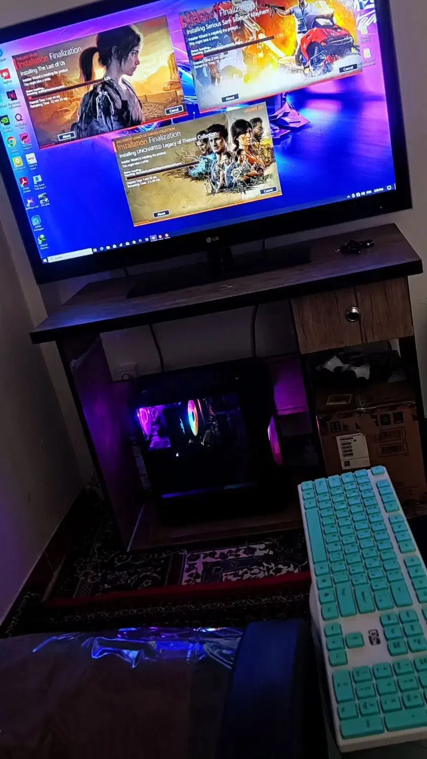 کیس گیمینگ|رایانه رومیزی|جوانرود, |دیوار