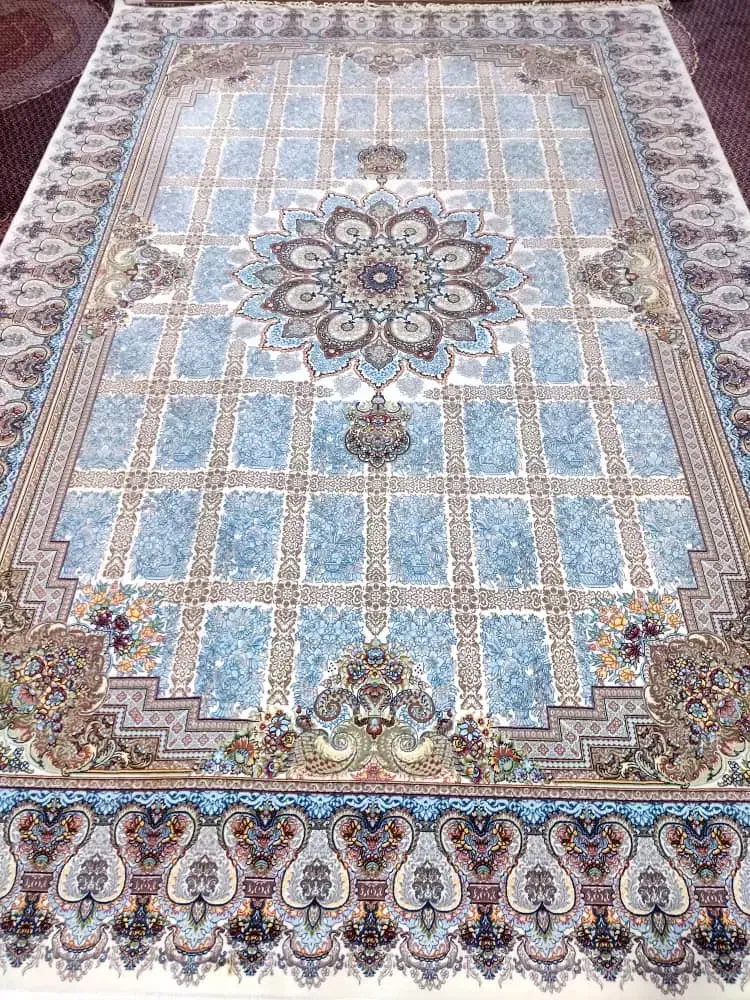 یک جفت فرش ۶متری ۱۲۰۰ شانه تمام نخ نو نو در حد اک|فرش|تبریز, |دیوار
