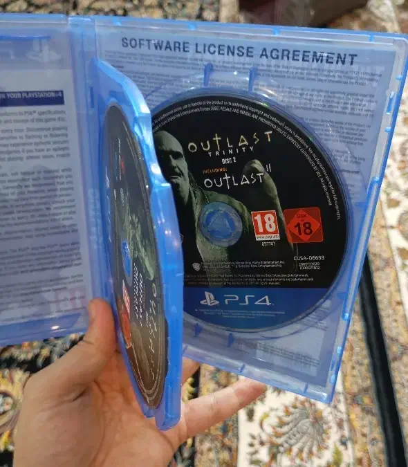 دیسک بازی outlast 1/2|کنسول، بازی ویدئویی و آنلاین|قرچک, مهدیه|دیوار