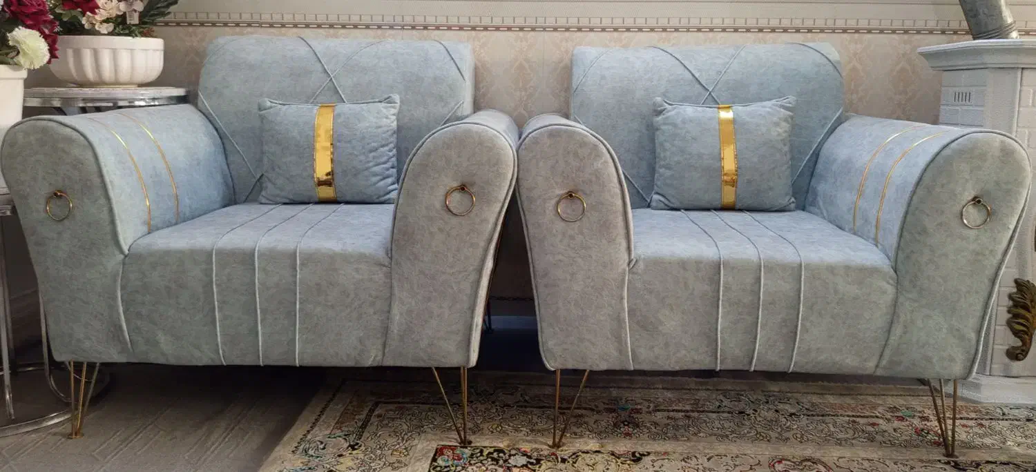 مبل هفت نفره+میز جلو مبلی چهار تیکه|مبلمان خانگی و میز عسلی|ورامین, ورامین|دیوار