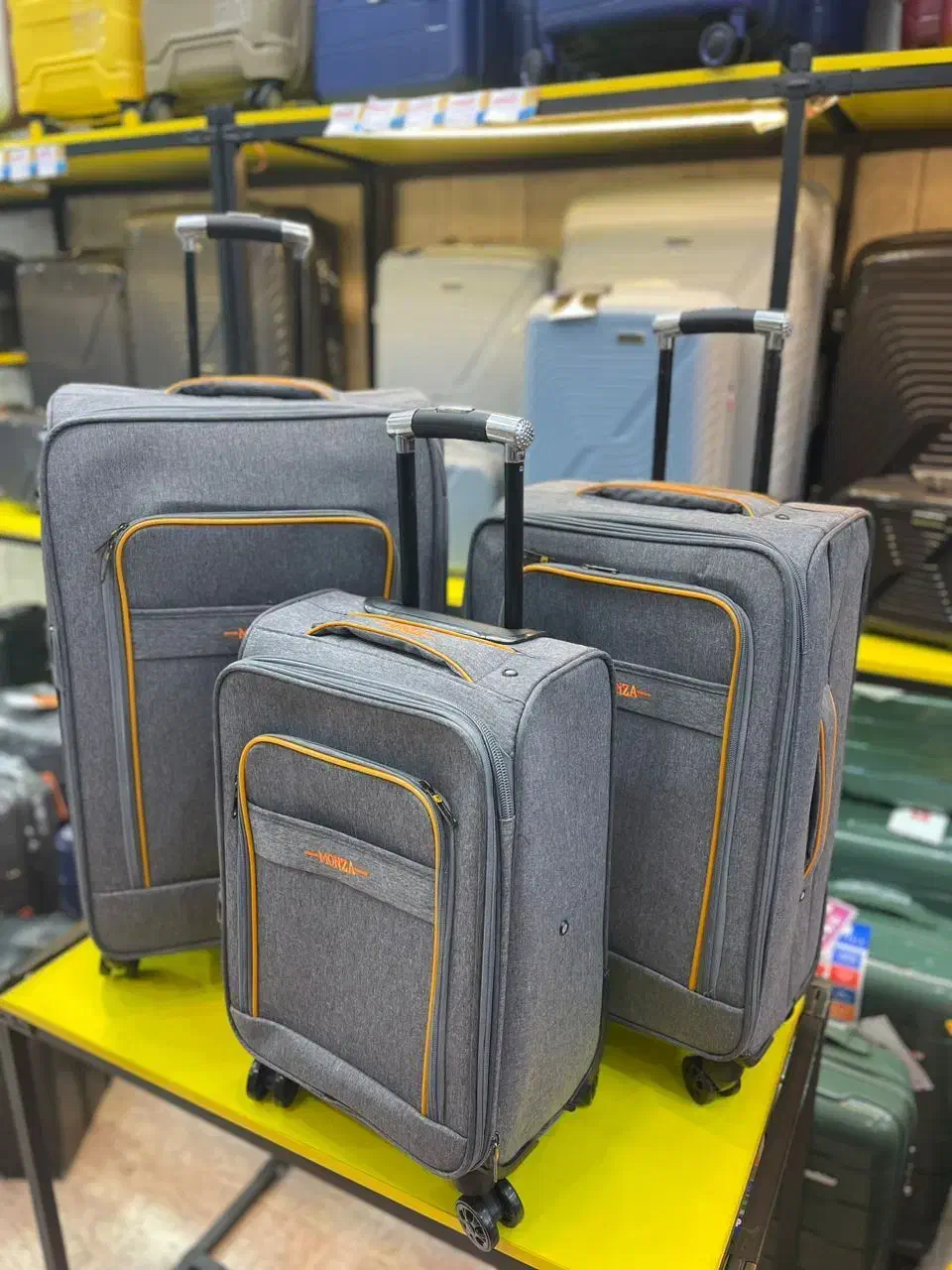 ست چمدان برزنتی MONZA|کیف، کفش، کمربند|یزد, |دیوار