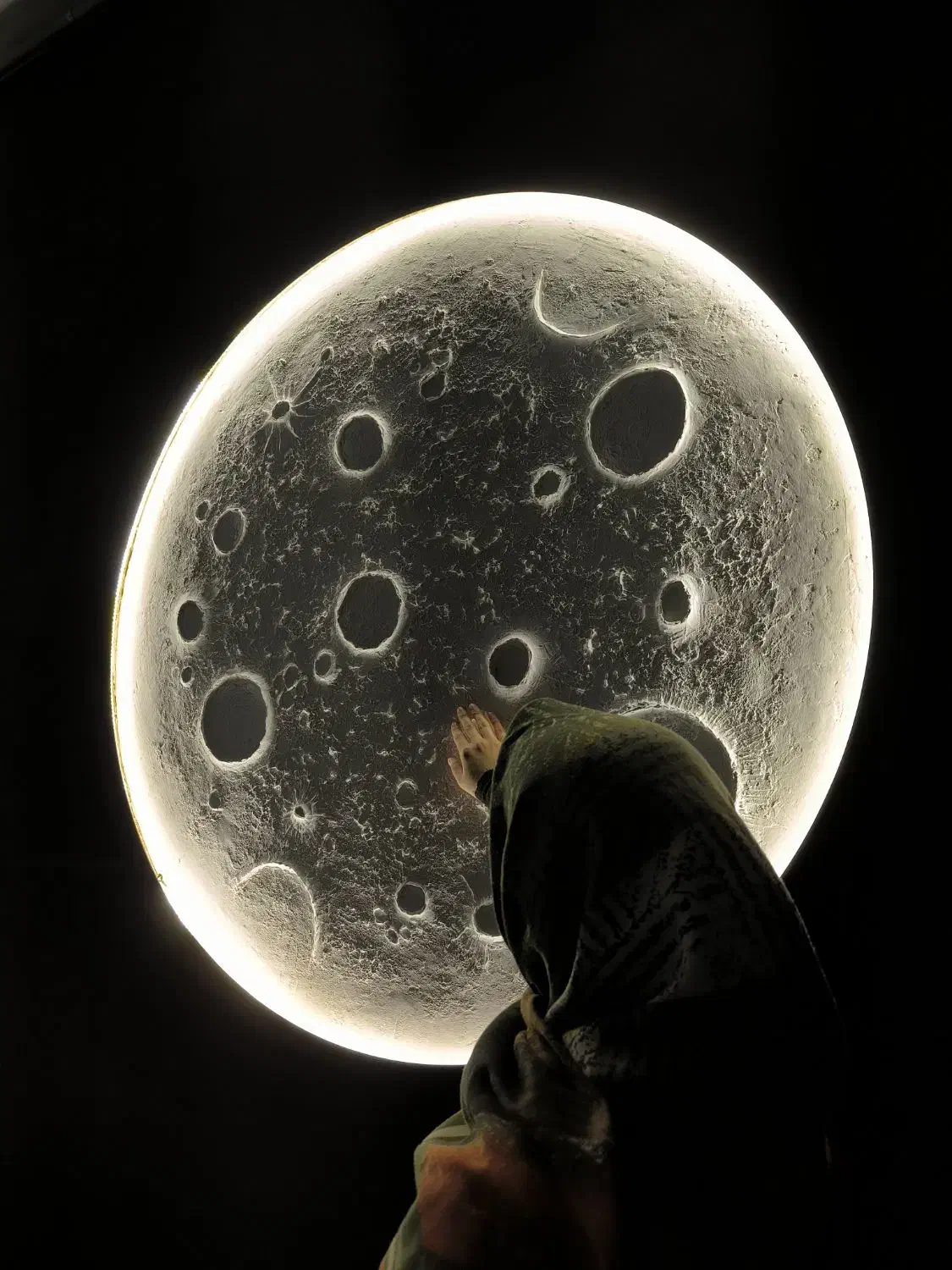 تابلو ماه|تابلو، نقاشی، عکس|نیشابور, گمنام غربی|دیوار