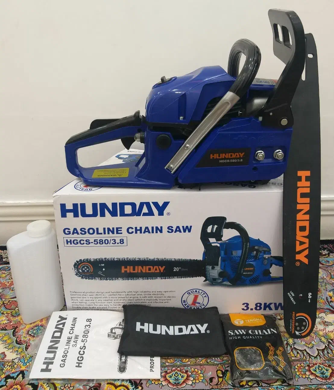 اره بنزینی برند هیوندای باتیغه 50 سانت مادام العمر|ابزارآلات|جوانرود, |دیوار