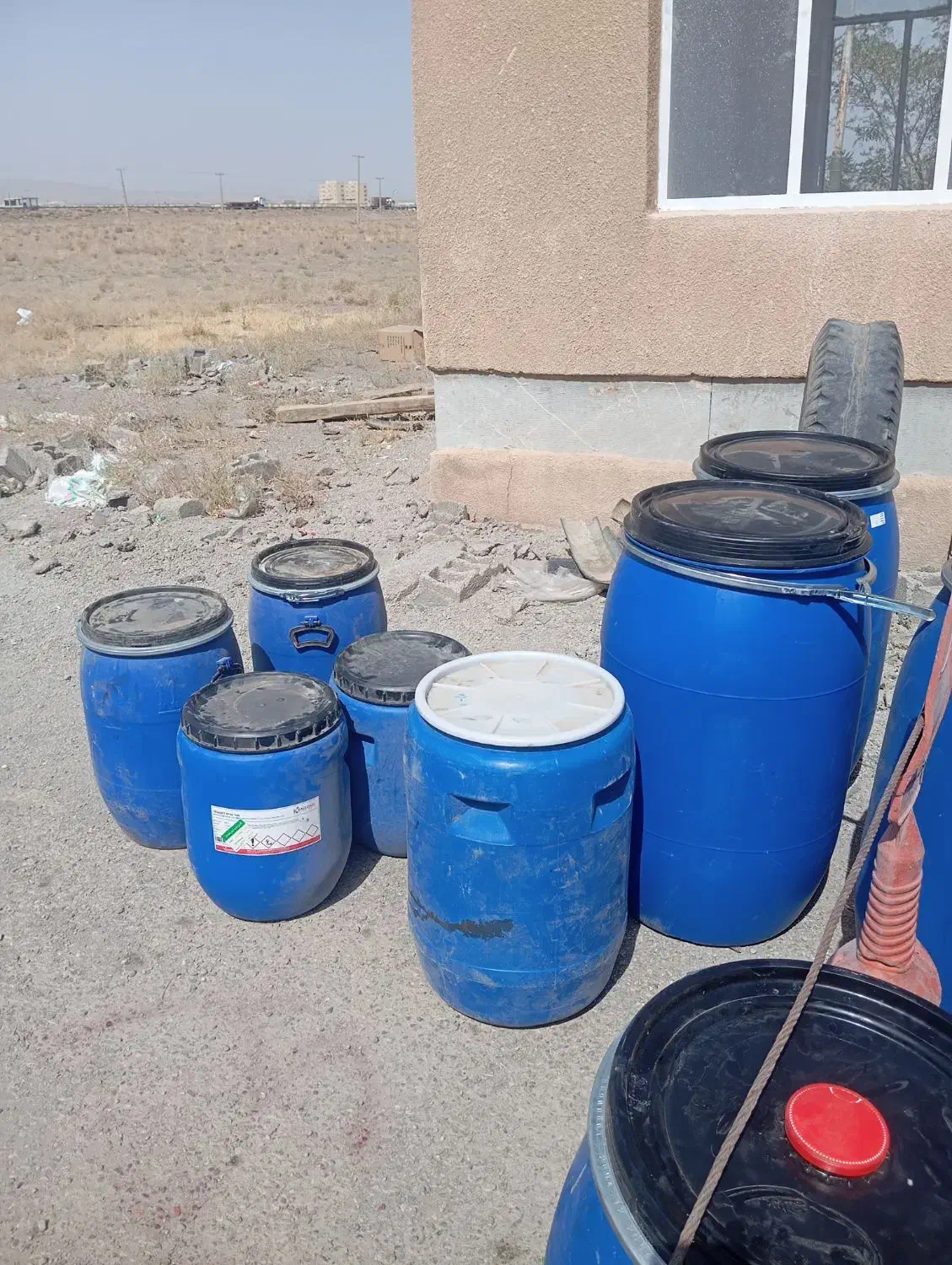 بشکه های پلاستیکی|مصالح و تجهیزات ساختمان|جعفرآباد, |دیوار