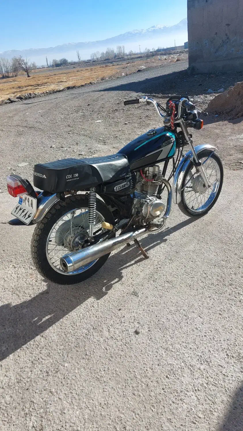 موتور ۱۲۵ همرو ۵ دنده مدل ۸۸ بوبین روغنی پلاک ملی|موتورسیکلت|سراب, |دیوار