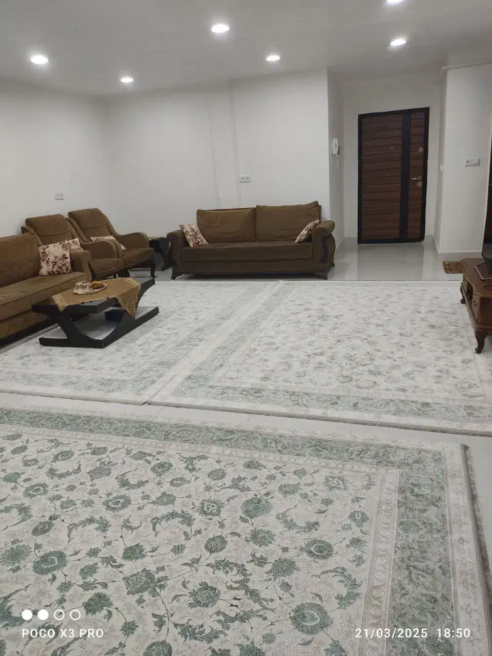 فرش ۹ متری ۱۲۰۰ شانه ویسکوز قیطران نخ آکریلیک|فرش|اندیمشک, |دیوار