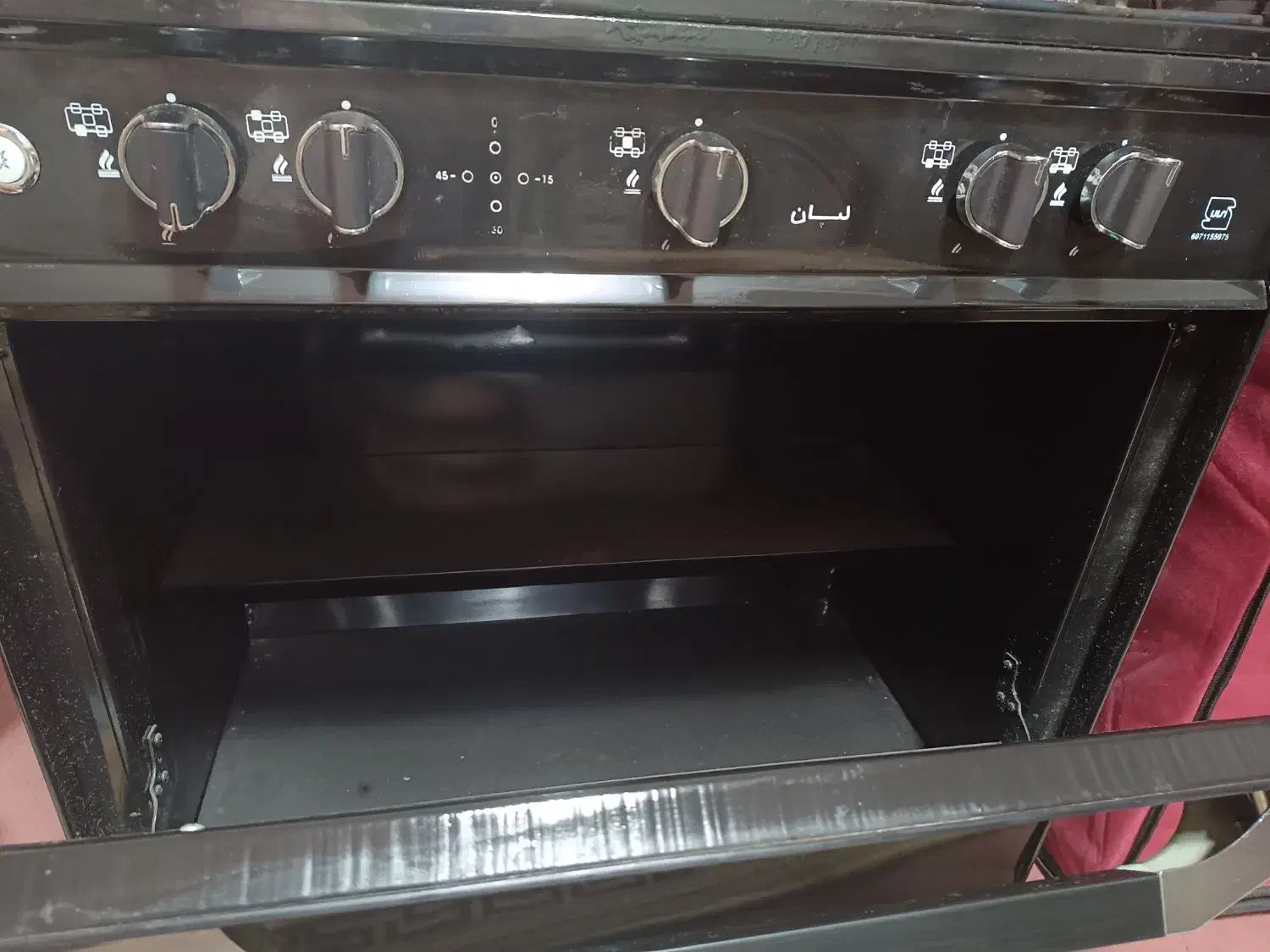 اجاق گاز پنج شعله طرح فر|اجاق گاز و لوازم برقی پخت‌وپز|لاهیجان, حاجی آباد|دیوار