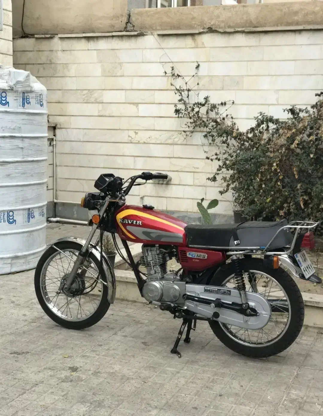 هندا کویر ۹۵فاریک زیرخاکی درحد|موتورسیکلت|اصفهان, باتون|دیوار