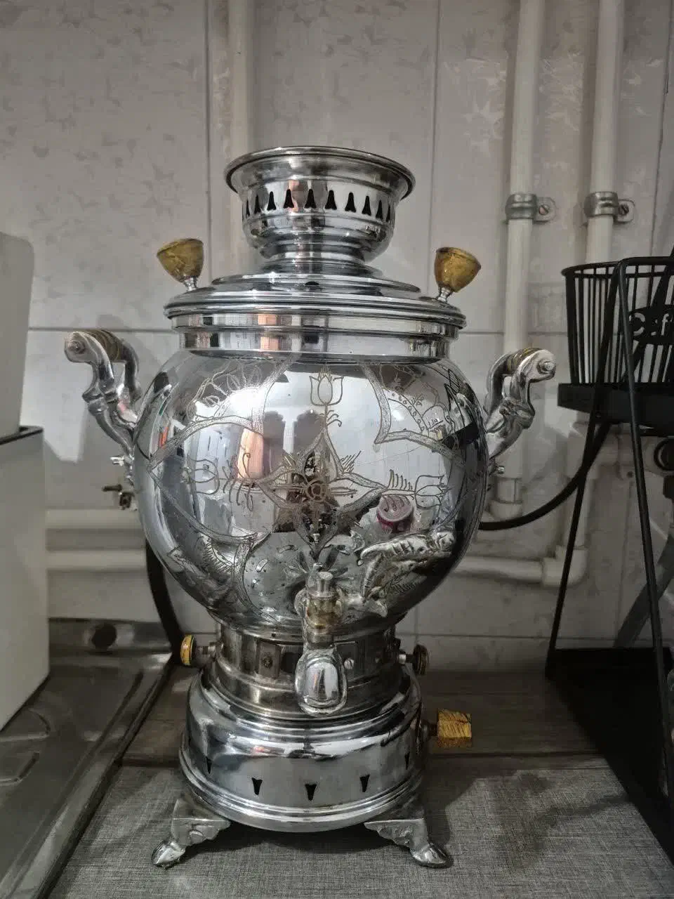 سماور|سماور، چای‌ساز، قهوه‌ساز|قم, باغ شریفی|دیوار