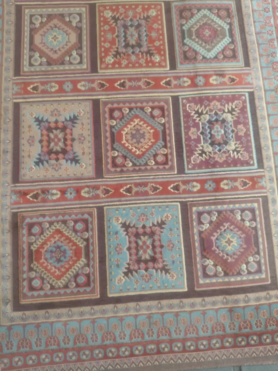 یک جفت گلیم فرش ۴ متری خشتی|گلیم، جاجیم، گبه|تهران, شادآباد|دیوار