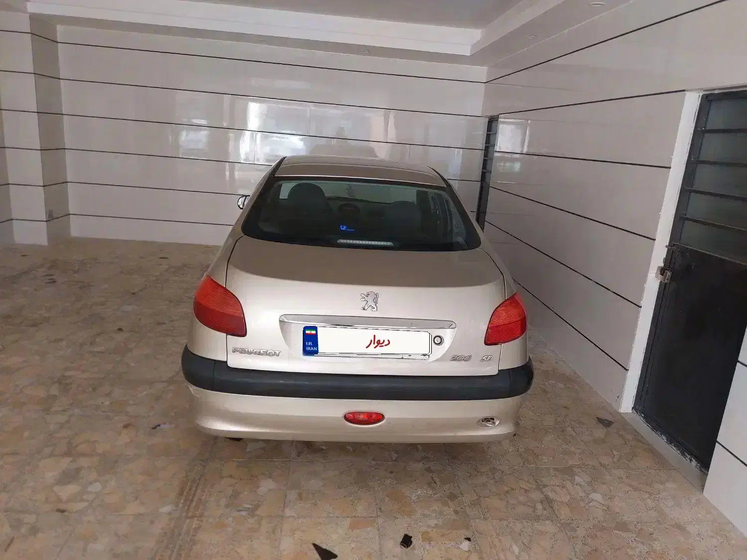 206 sd دوگانه شرکتی ۸۷|خودرو سواری و وانت|قزوین, |دیوار