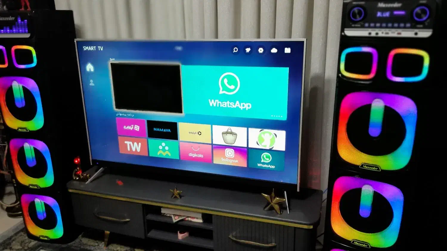 تلوزیون ۵۵اینج ،۶۰ اینج ۶۵ اینج اندروید۹،و۱۱|تلویزیون و پروژکتور|فردیس, قریشی|دیوار