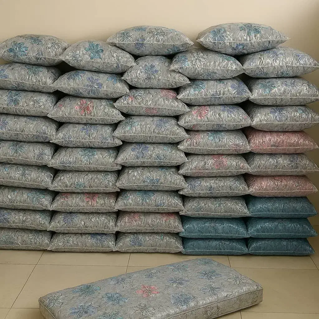 بالش الیاف آستر گلدار ، قیمت عمده ویژه مصرف کننده|رختخواب، بالش، پتو|مشهد, کوشک مهدی|دیوار