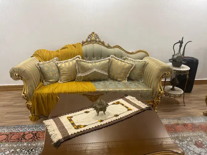 مبل استیل ۷ نفره|مبلمان خانگی و میز عسلی|آمل, |دیوار