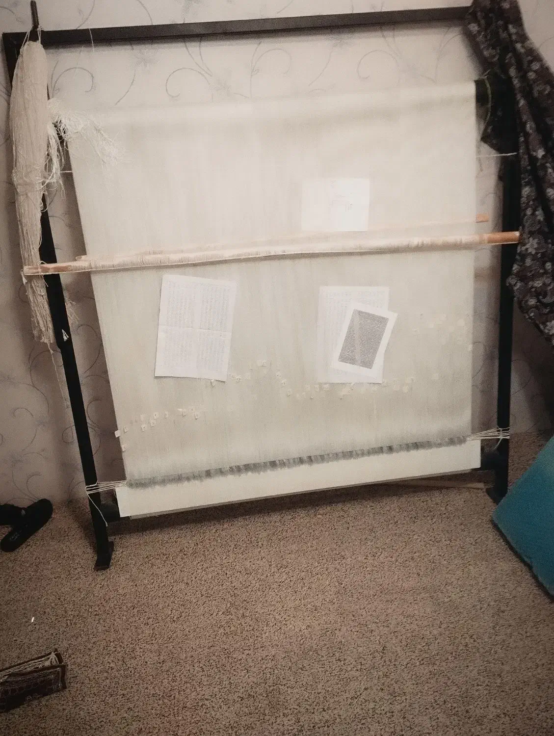 فرش ذرع نیم|فرش|همدان, |دیوار