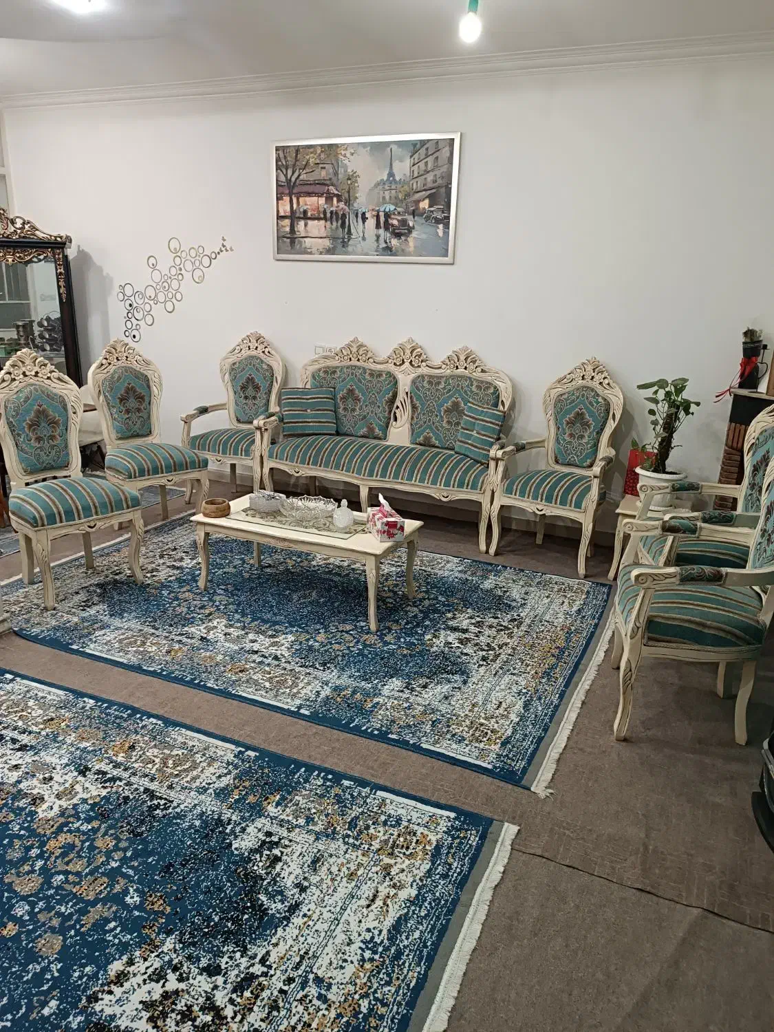 مبل|مبلمان خانگی و میز عسلی|کرج, کلاک پایین|دیوار