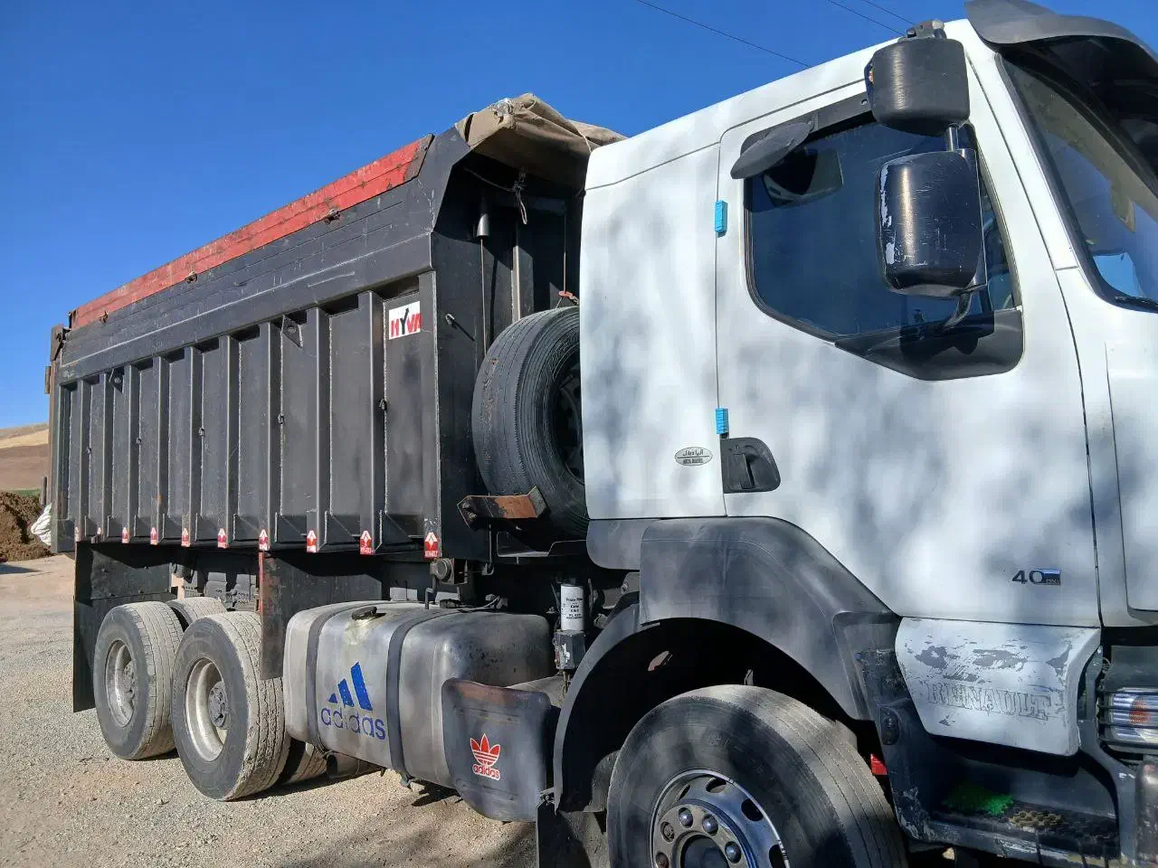 کمپرسی ده چرخ رنو کراکس|خودرو سنگین|آبدانان, |دیوار