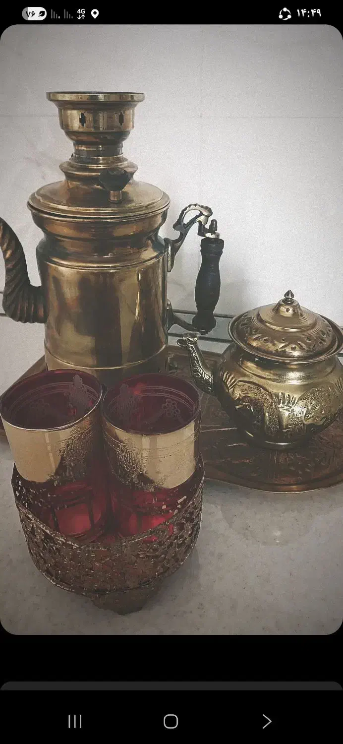 سماور و کتری زغالی|سماور، چای‌ساز، قهوه‌ساز|تهران, نعمت‌آباد|دیوار