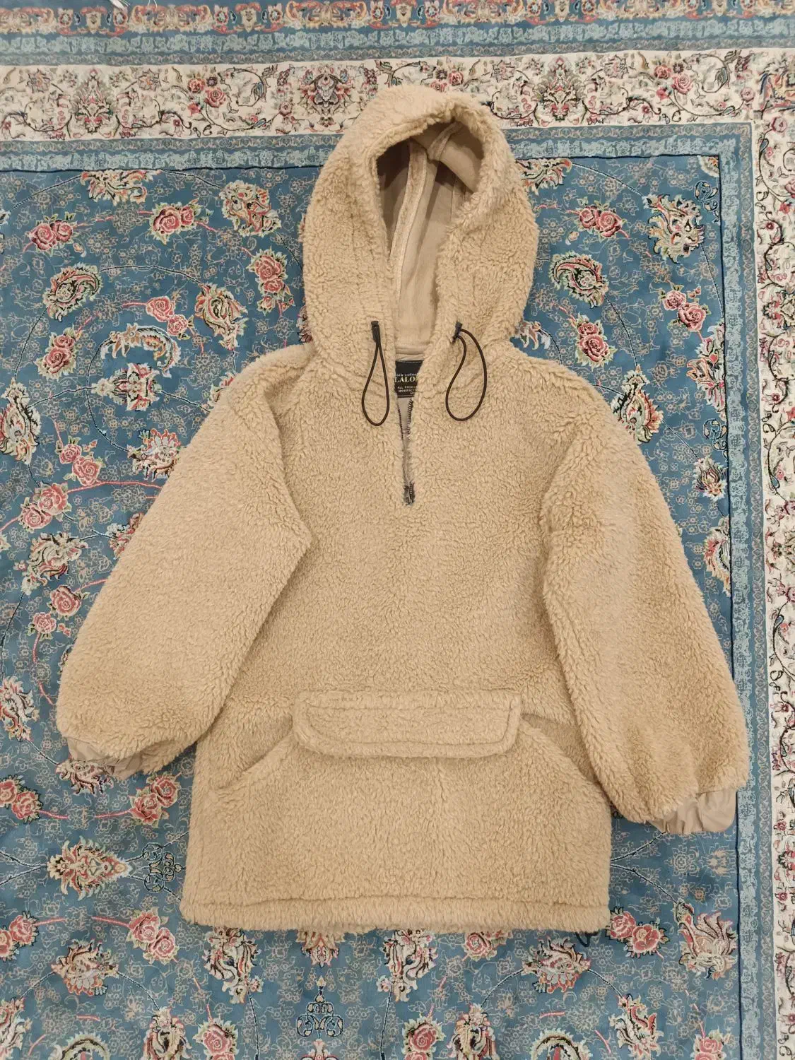 هودی نیم زیپ تدی پشمی|لباس|کرج, گلشهر|دیوار