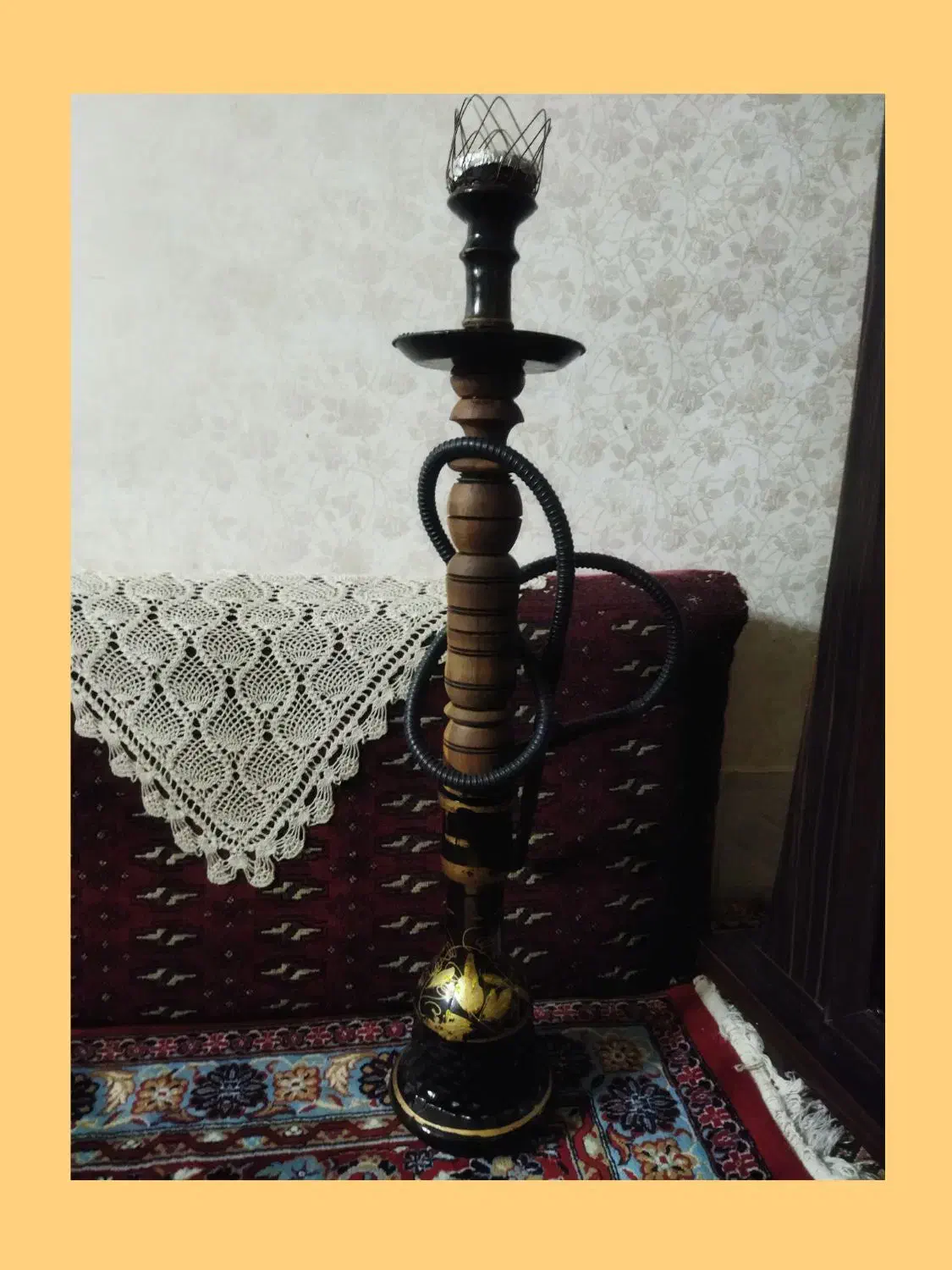 قلیون چوبی طعم دوسیب|کلکسیون و سرگرمی|بیرجند, |دیوار