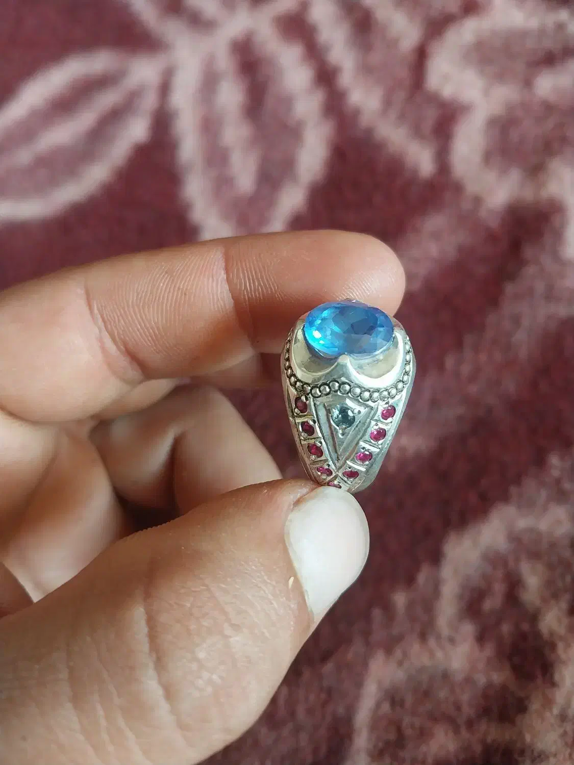 انگشتر توپاز|جواهرات|اصفهان, رهنان|دیوار