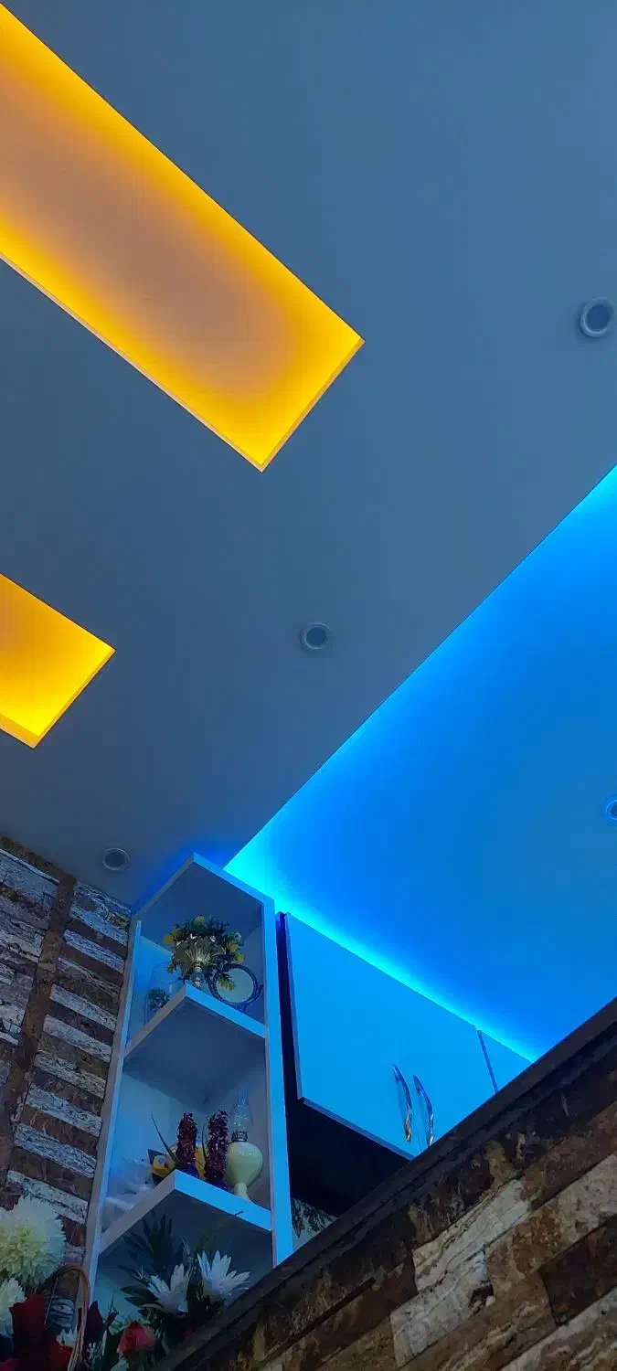 گچکاری سفید کاری نورمخفی طرحای مدرن نورمخفی|خدمات پیشه و مهارت|چمران, |دیوار