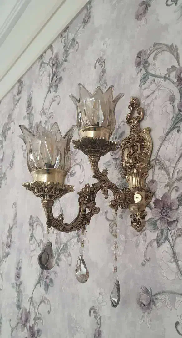 دیوارکوب کریستالی|لوستر و چراغ آویز|مشهد, کوثر|دیوار