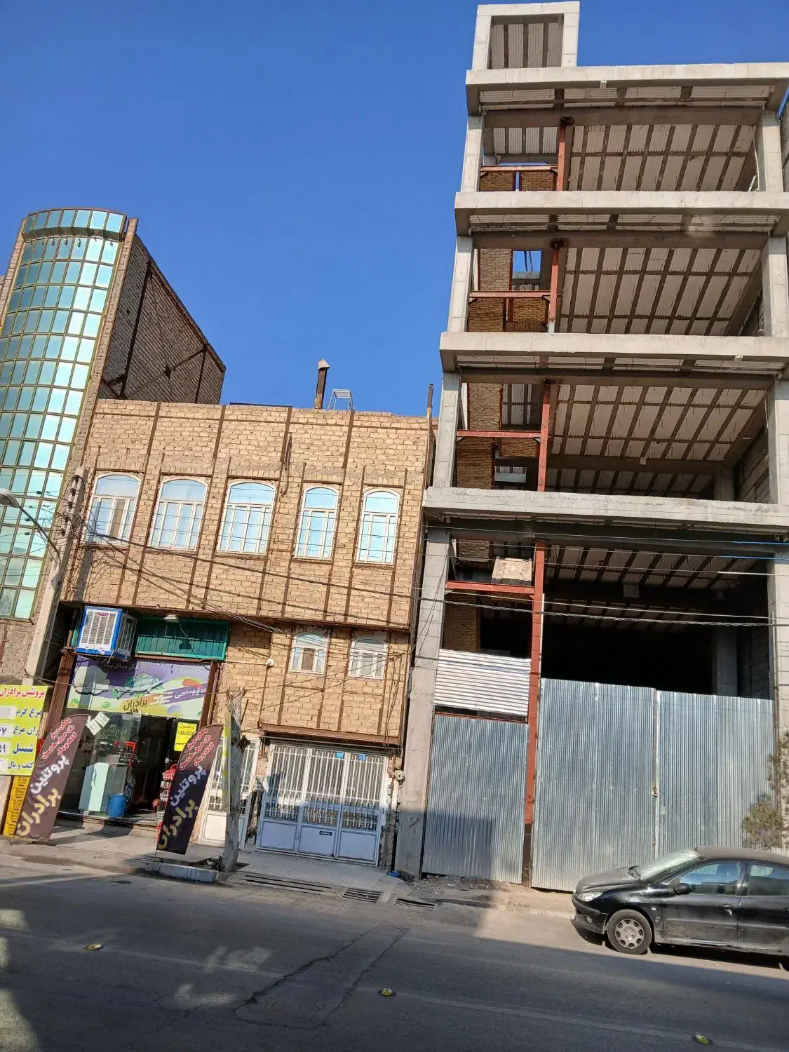ساختمان نیمه کاره مطابق با تصویر|فروش خانه و ویلا|قم, چهل درخت‎|دیوار
