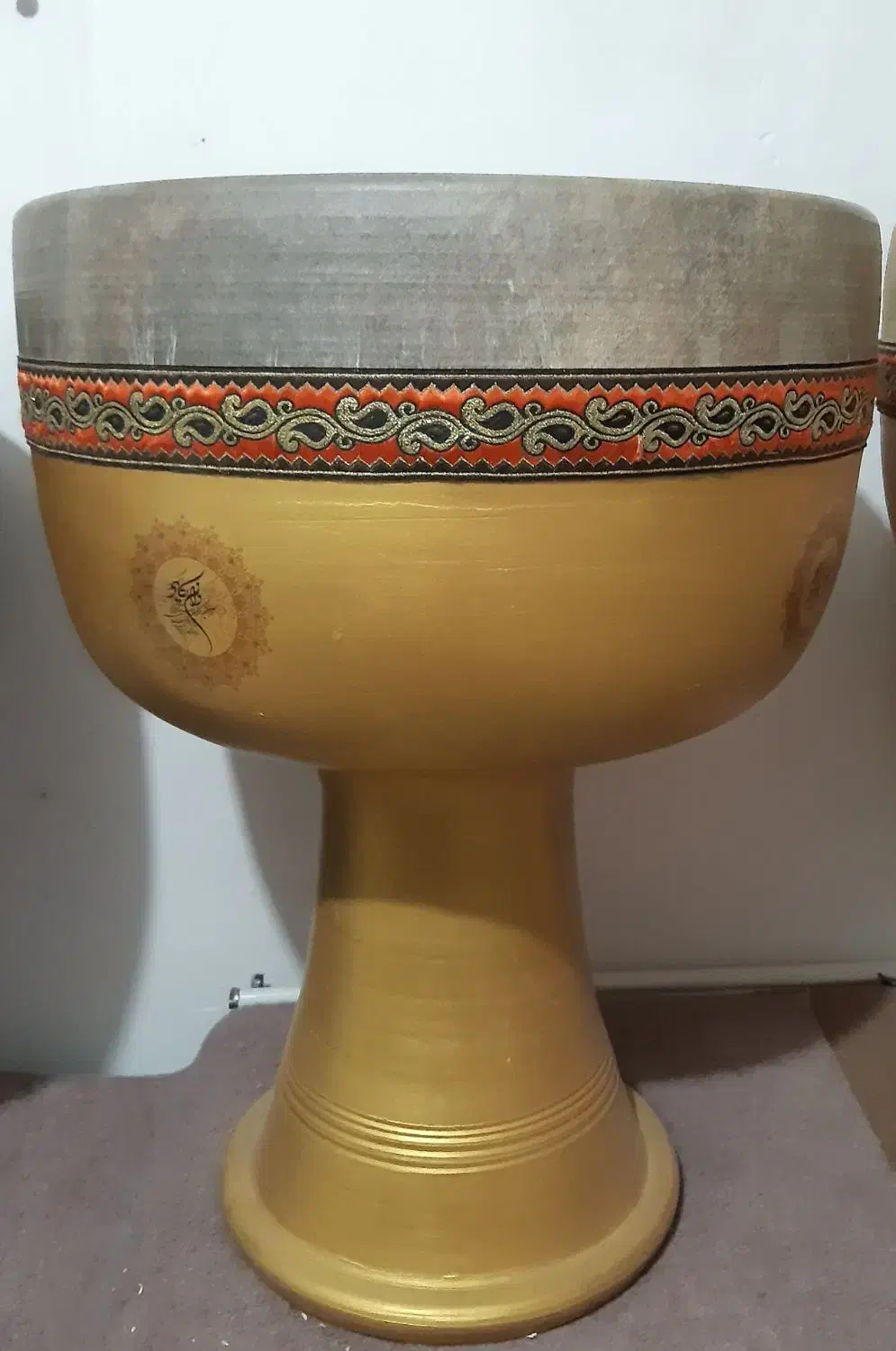 ضرب زورخانه|سازهای سنتی|مبارکه, |دیوار