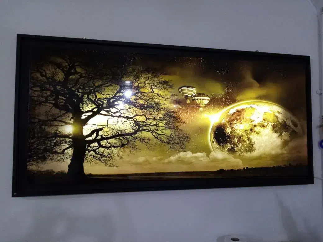 تابلو نوری (بک لایت)|تابلو، نقاشی، عکس|اهواز, کمپلو جنوبی|دیوار