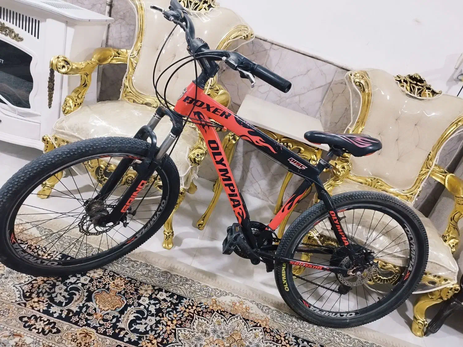 دوچرخه 26 المپیا دنده ای ترمز دیسکی|دوچرخه، اسکیت، اسکوتر|مشهد, انقلاب|دیوار