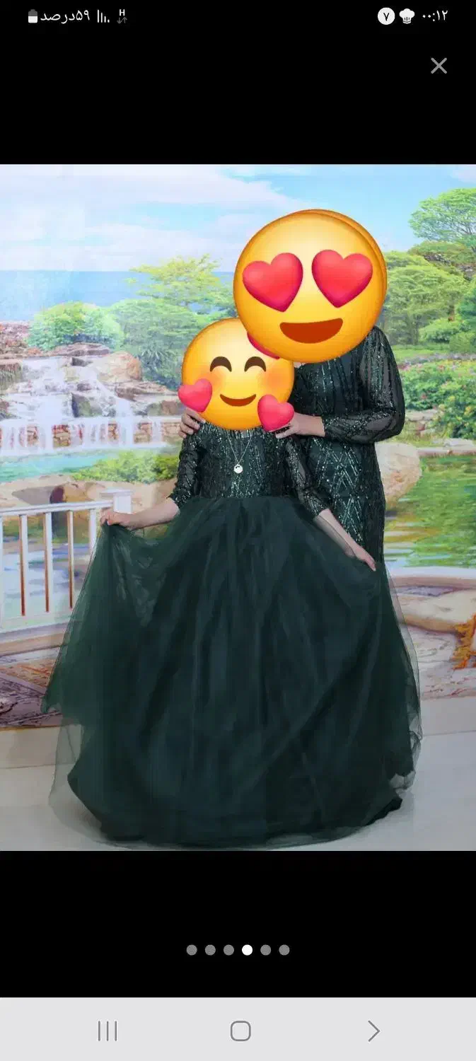 لباس مجلسی ست مادر و دختری البته تک هم میدم|لباس|مشهد, پروین اعتصامی|دیوار