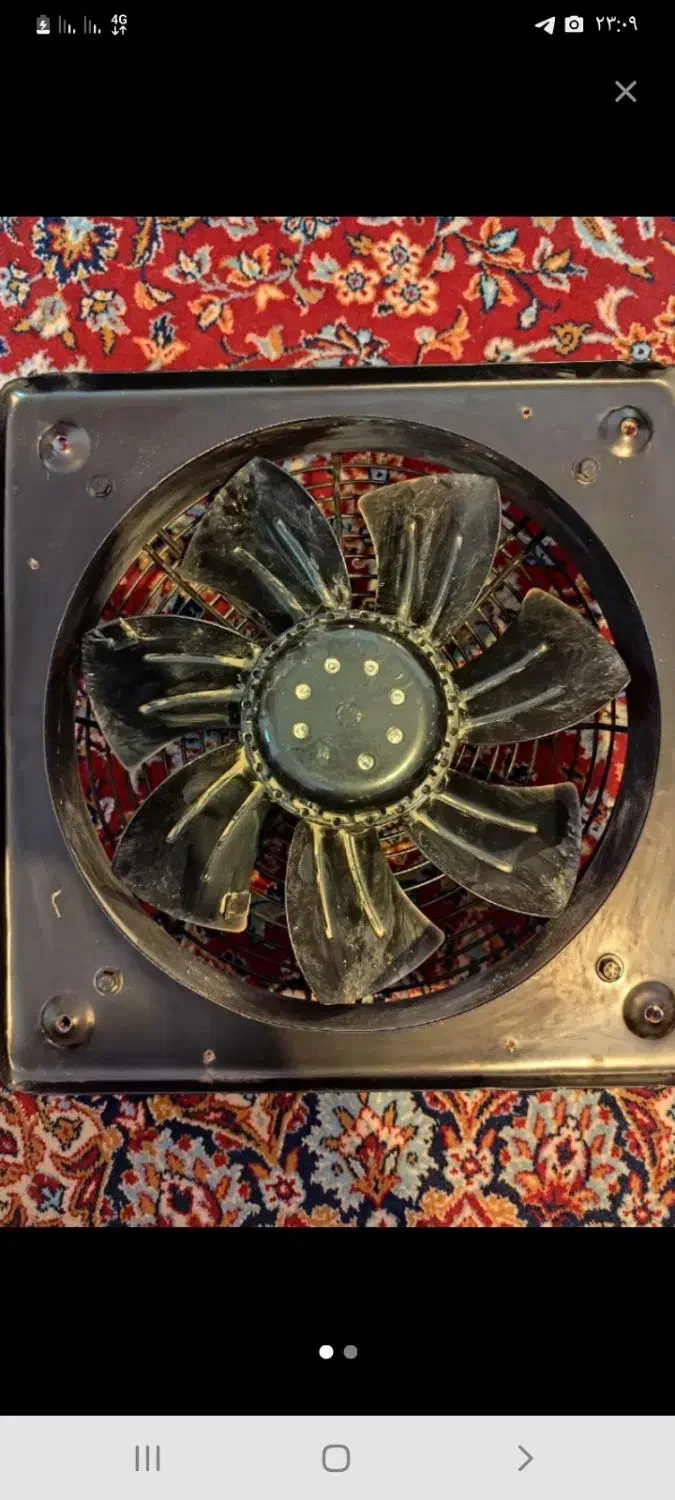 فن سایز ۳۰ دور بالا صنعتی|پنکه و تصفیه‌کنندهٔ هوا|اصفهان, بهارستان|دیوار