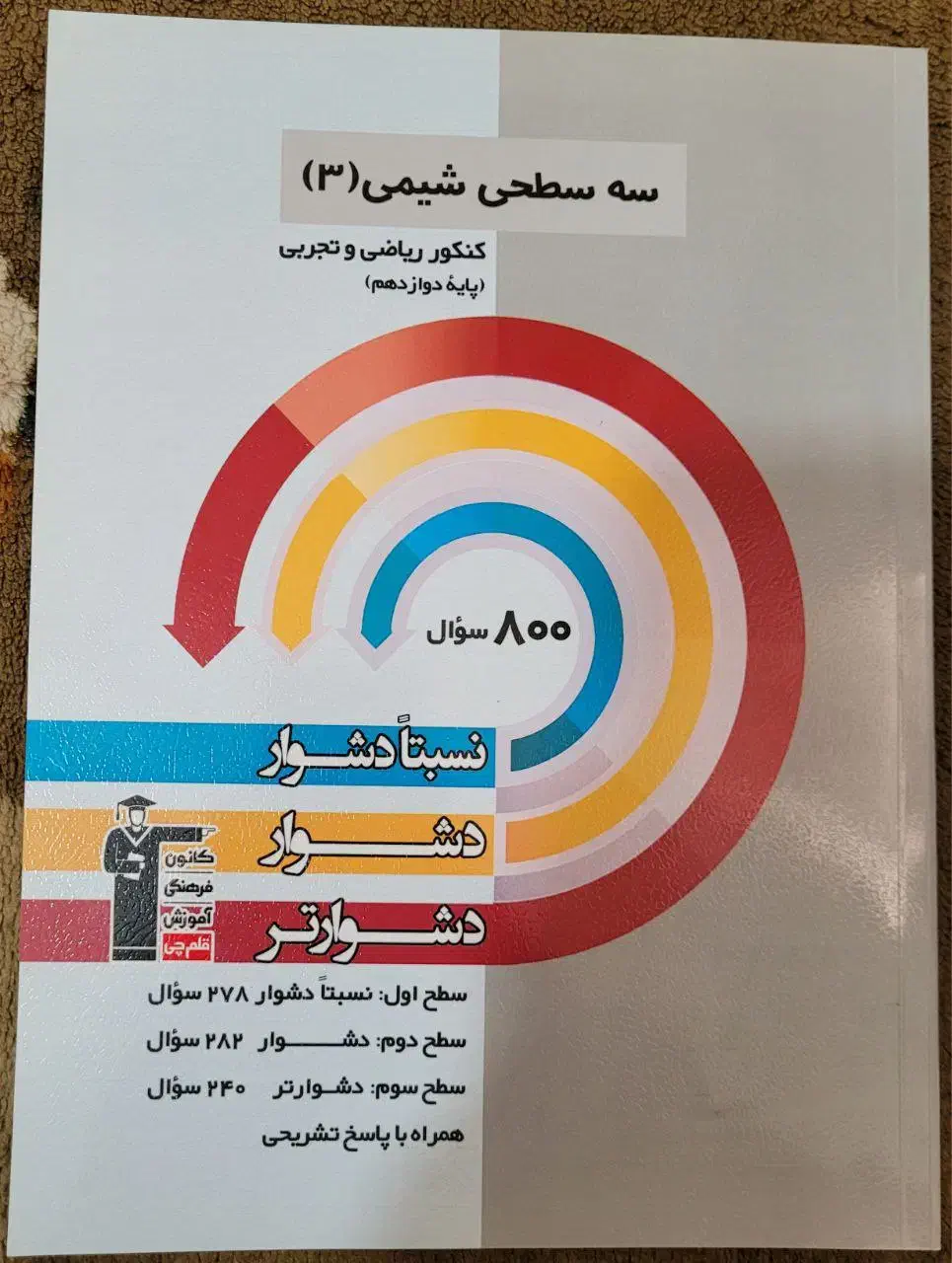 کتاب کنکور فیزیک شیمی زیست عربی زبان دینی ..|کتاب و مجله آموزشی|تهران, زیبادشت|دیوار