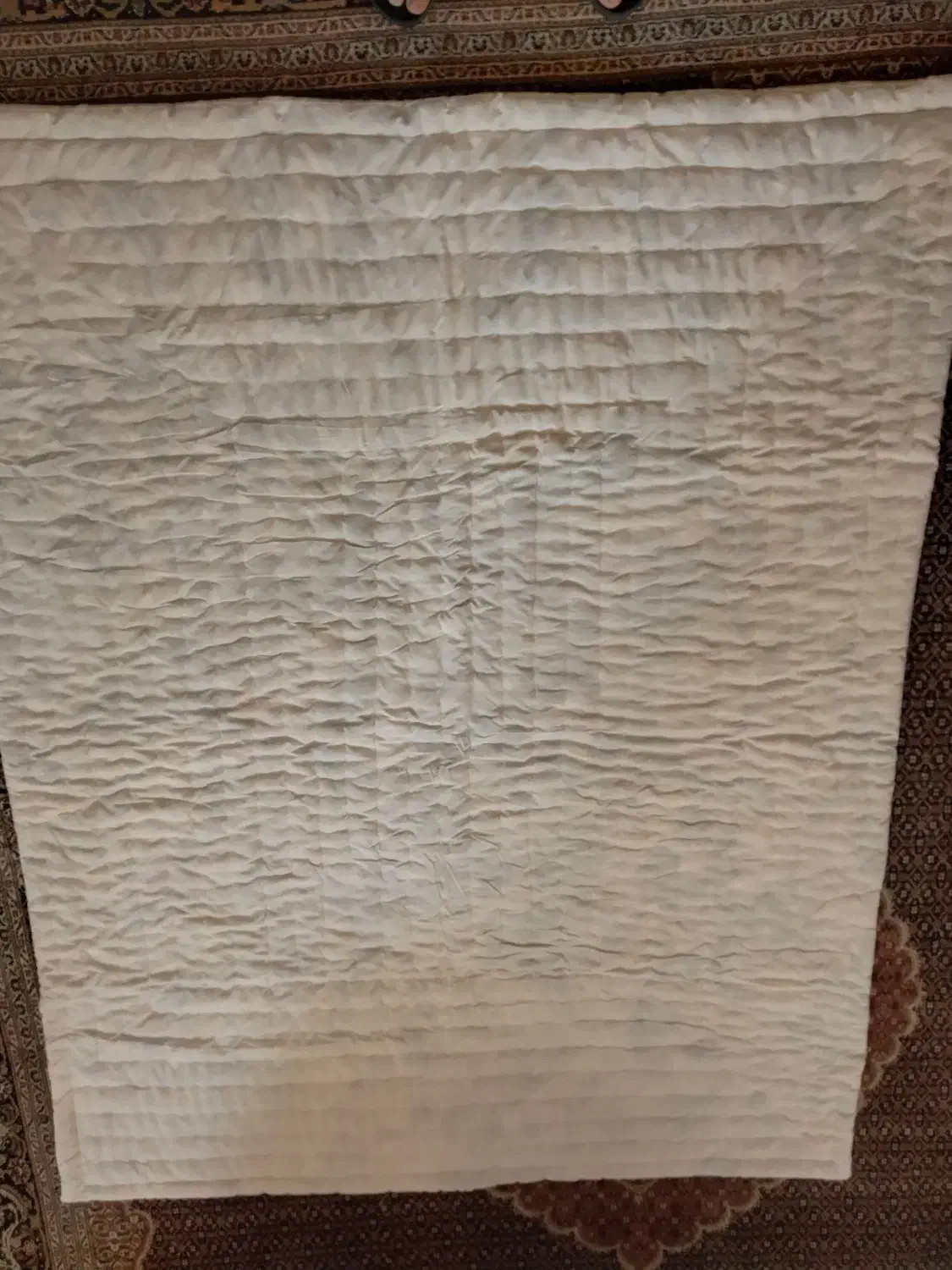 لحاف تک نفره پشم اعلا|رختخواب، بالش، پتو|تبریز, |دیوار