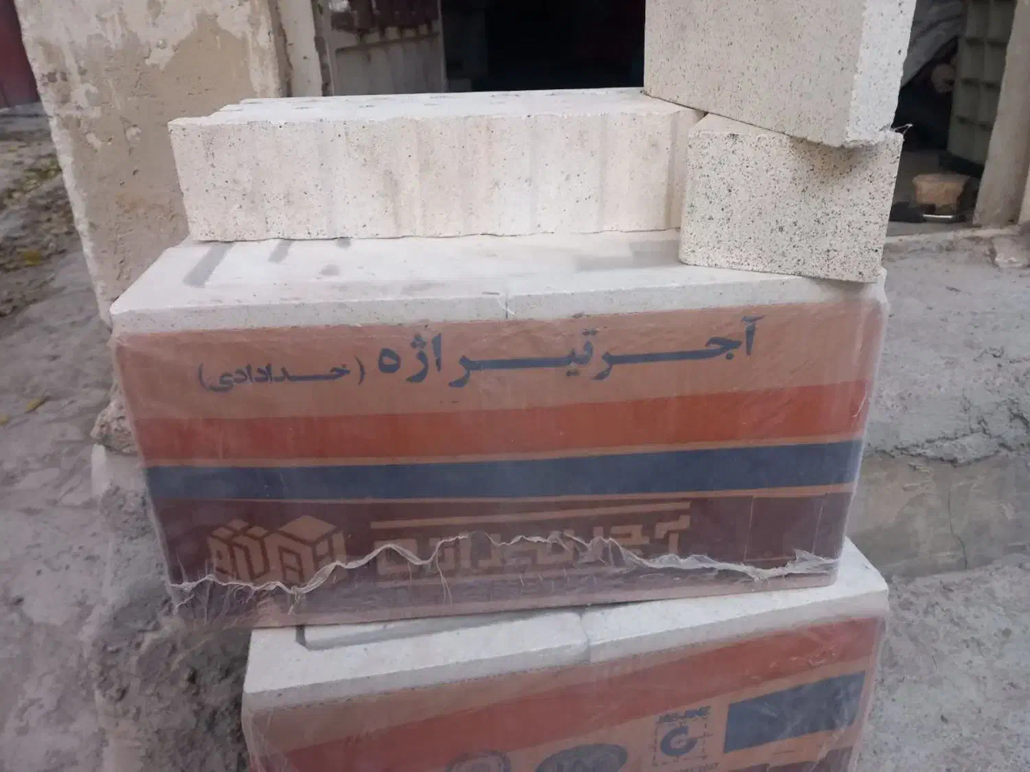 آجر نما تیراژه|مصالح و تجهیزات ساختمان|شهمیرزاد, |دیوار