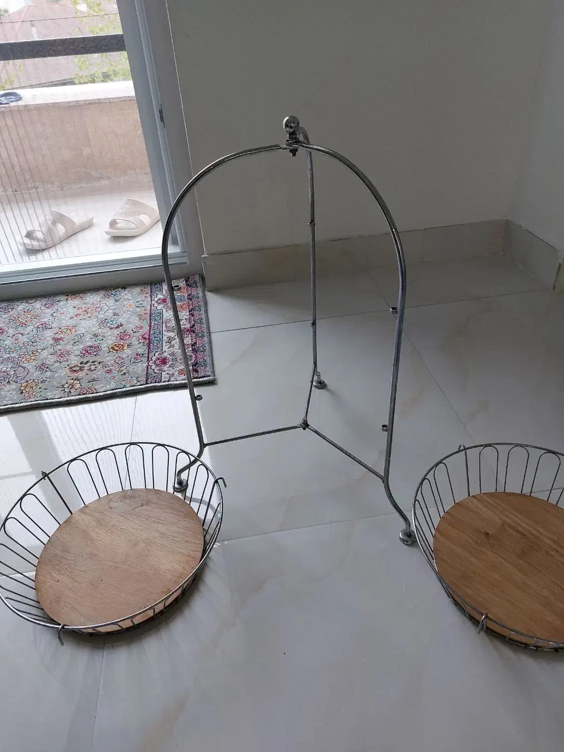 جای زمینی پیاز استیل دوطبقه|آبچکان و نظمدهنده ظروف|صومعهسرا, |دیوار