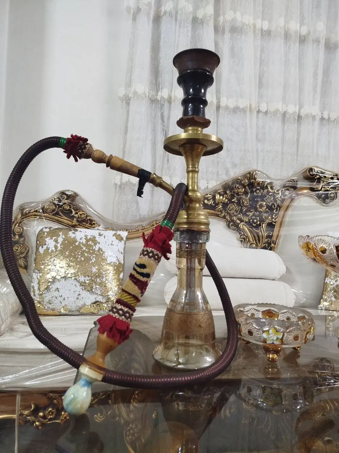 قلیان تنه برنجی فروش فوری|کلکسیون و سرگرمی|اندیشه, شهرک مریم|دیوار