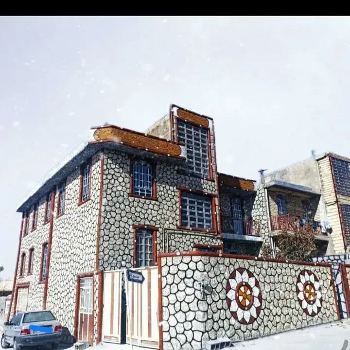 اجرا نمای ساختمان طرح سنگ و چوب|خدمات پیشه و مهارت|دهدشت, |دیوار