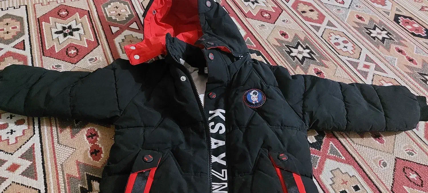 کاپشن پسرانه سایز مدیوم M|کفش و لباس بچه|خرمآباد, |دیوار