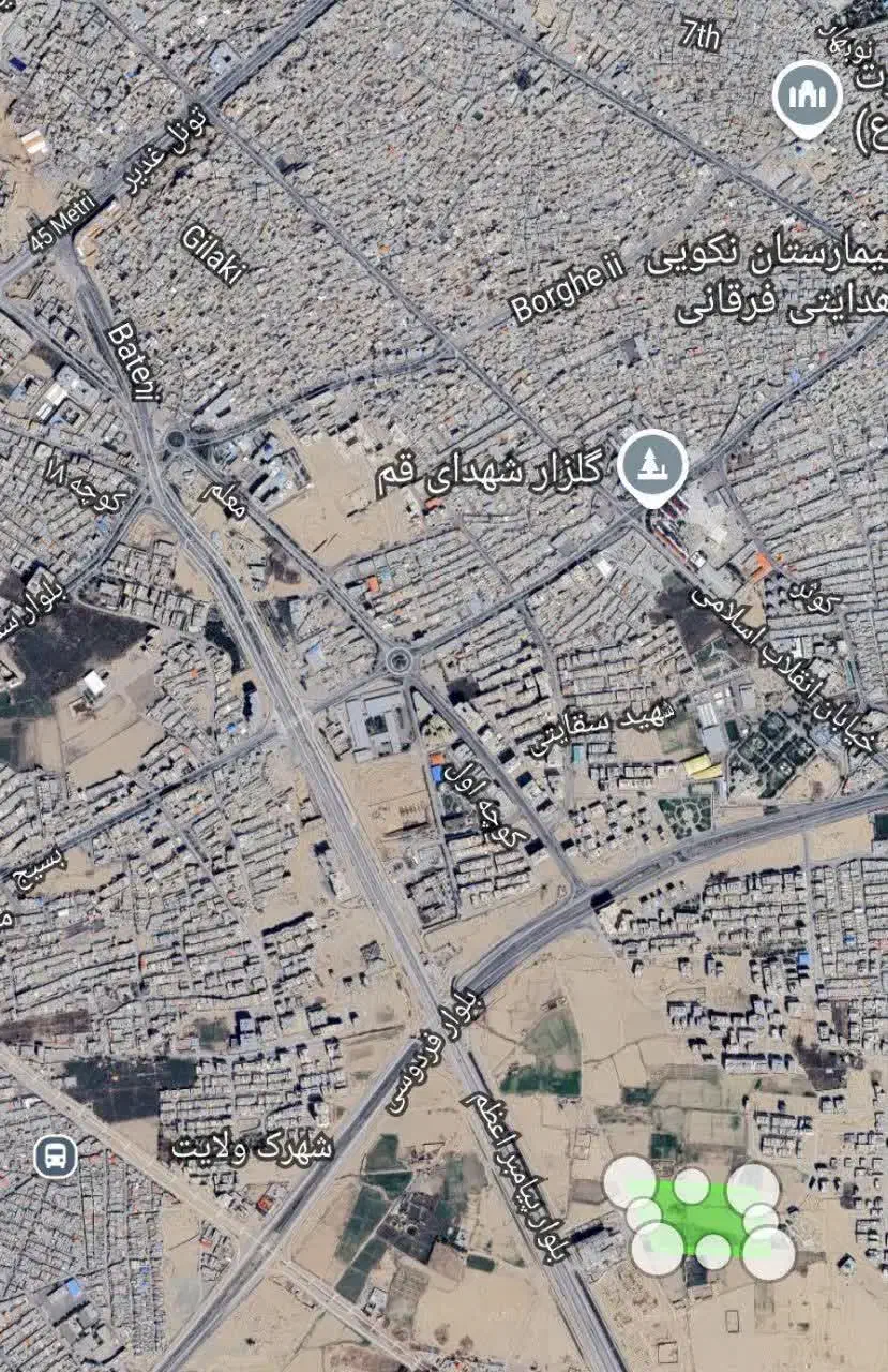 امتیاز زمین تعاونی ایثارگران شهرداری|فروش زمین و ملک کلنگی|قم, باغ کرباسی|دیوار