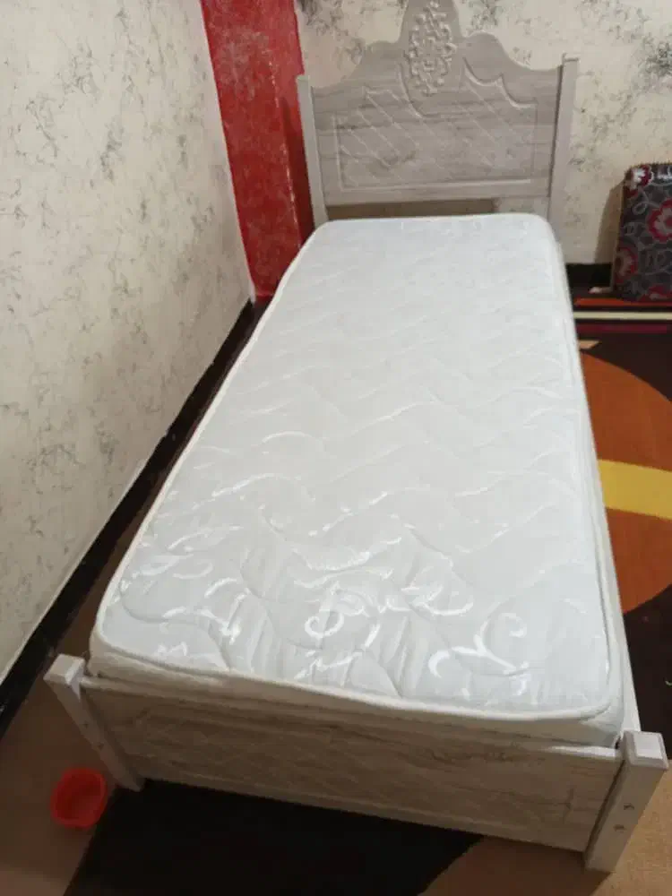 تخت ام دی اف تک نفره نو|تخت و سرویس خواب|مسجد سلیمان, |دیوار